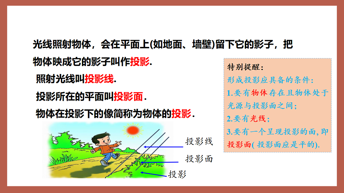 湘教版数学九年级下册3.1《投影》(同步课件)第5页