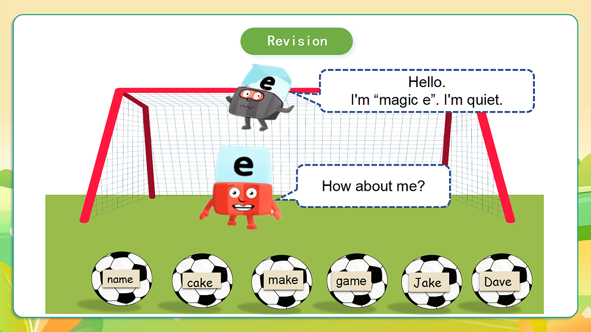 人教版(PEP)英语三下Unit2 My words and actions Part A let's spell 课件第4页