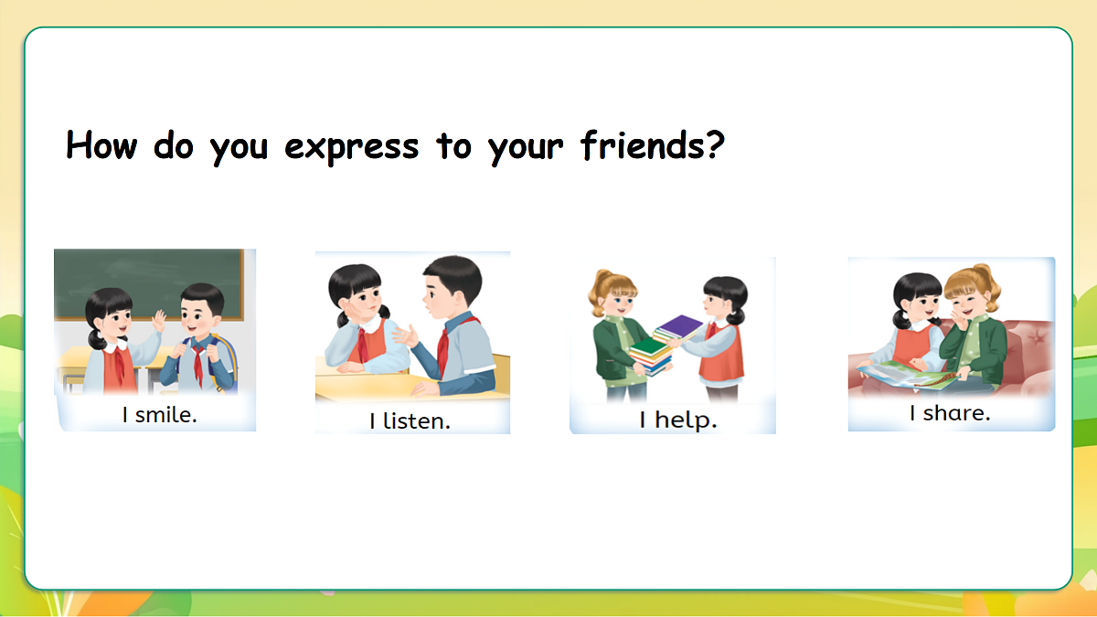 人教版(PEP)英语三下Unit2 My words and actions Part B read and write 课件第6页