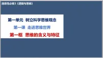 高中人教统编版思维的含义与特征集体备课课件ppt