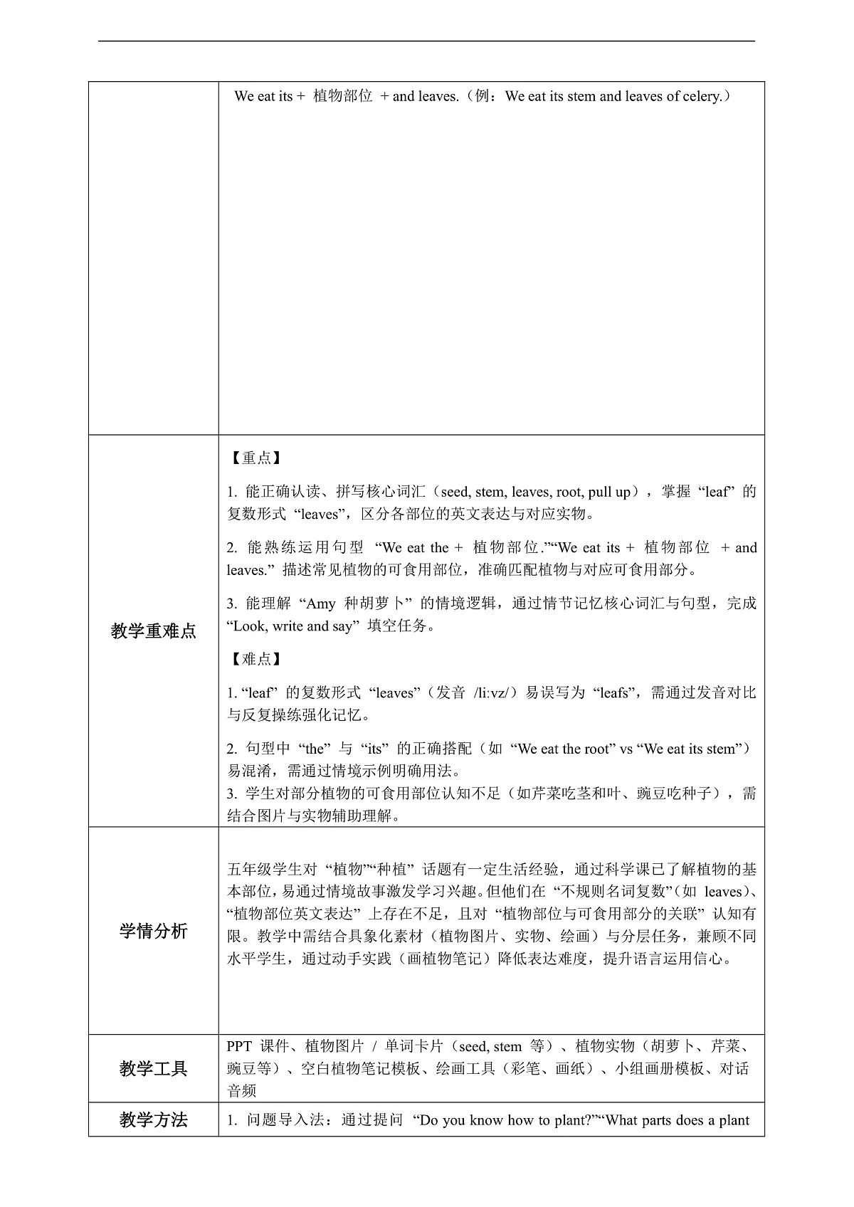 Unit 5 第5课时 Part B Let's learn&Look,write and say (教学设计)英语人教PEP版五年级上册(新教材)第3页