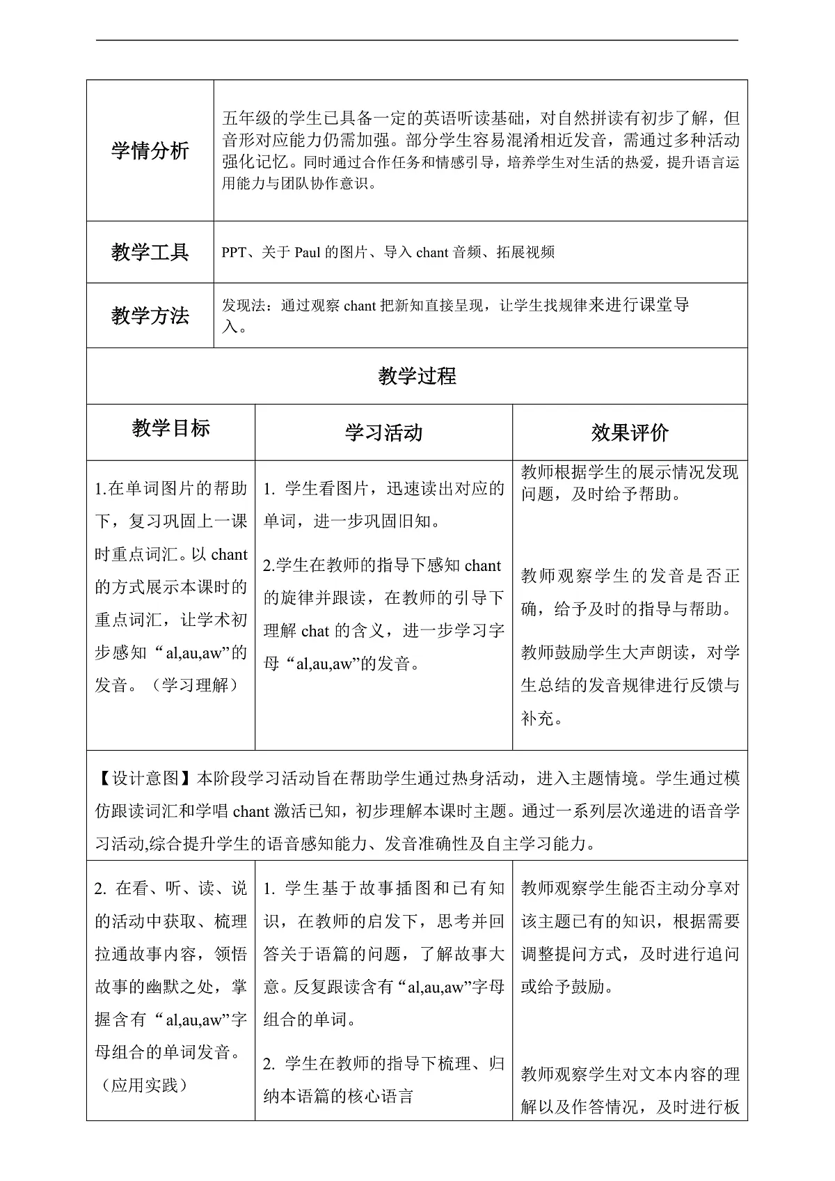 Unit 6 第3课时 Part A Let's spell (教学设计)英语人教PEP版五年级上册(新教材)第2页