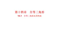 人教版（2024）八年级上册（2024）第十四章 全等三角形14.1 全等三角形及其性质备课ppt课件