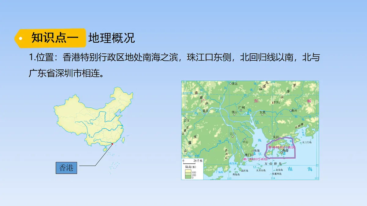 2026年春湘教版地理八年级下册第七章 第一节 香港特别行政区的国际枢纽功能课件第4页
