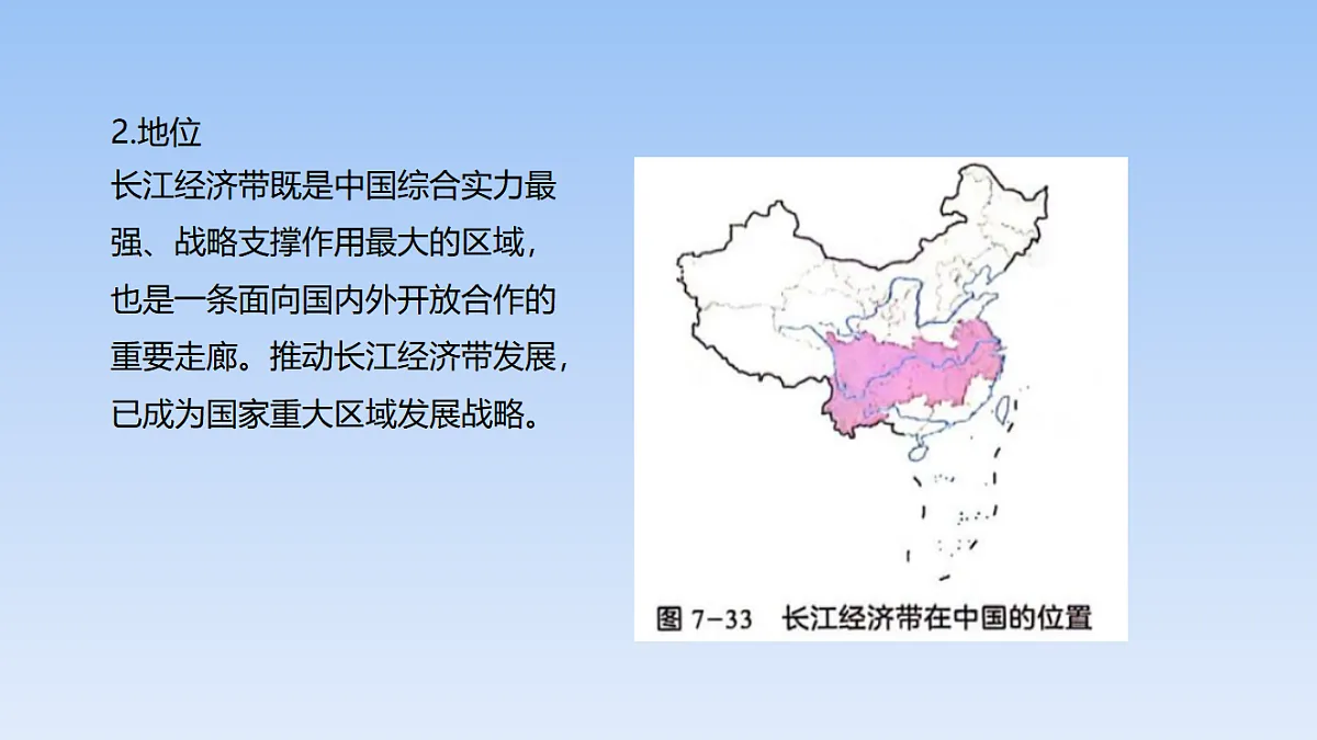 2026年春湘教版地理八年级下册第七章 第四节 长江经济带的协同发展课件第5页