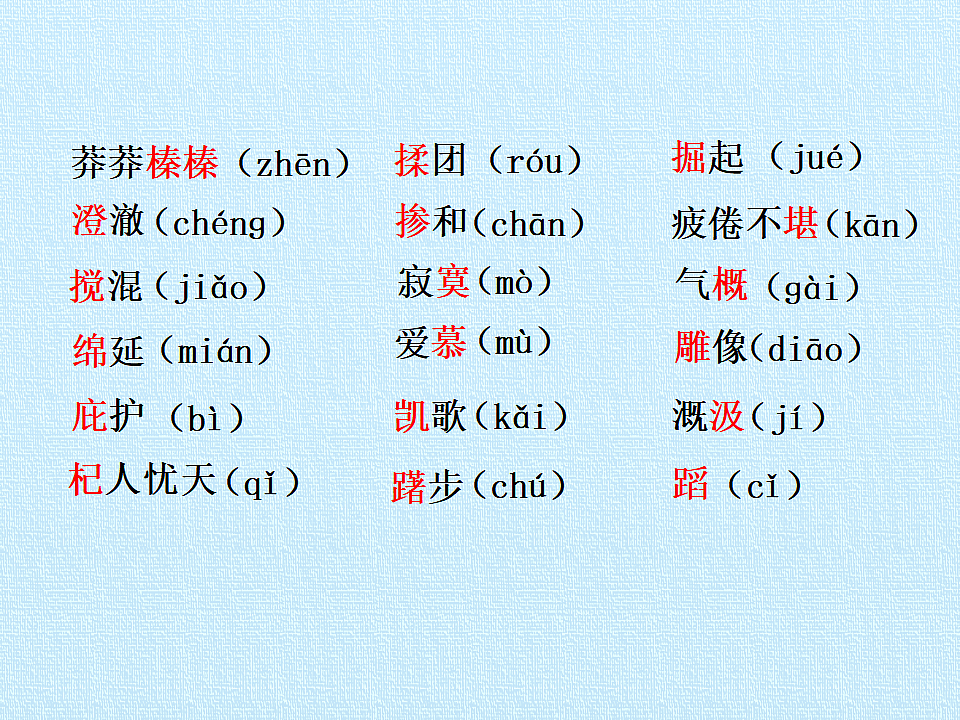 部编版七年级语文上册第六单元【复习课件】PPT第3页