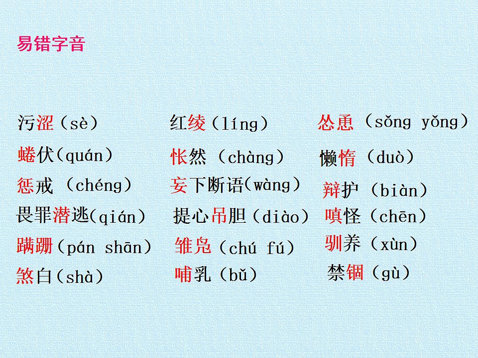 部编版七年级语文上册第五单元【复习课件】PPT第2页
