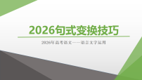 句式变换技巧 课件-2026届高考语文一轮复习（全国通用）