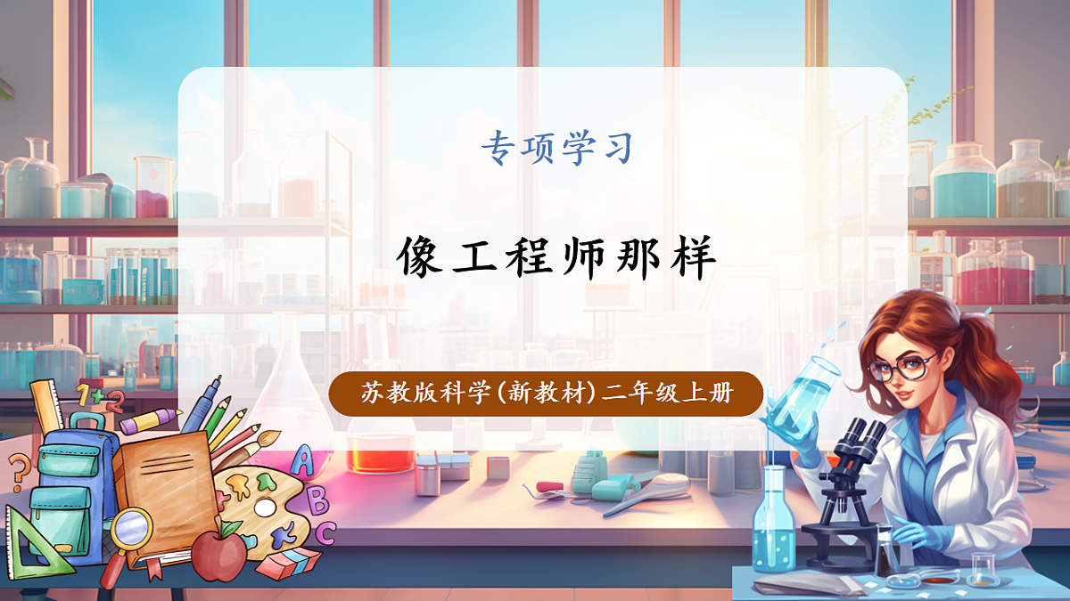 【教学评一体化】专项学习《像工程师那样》课时课件第1页