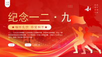 红色党政勿忘历史纪念一二九运动课件