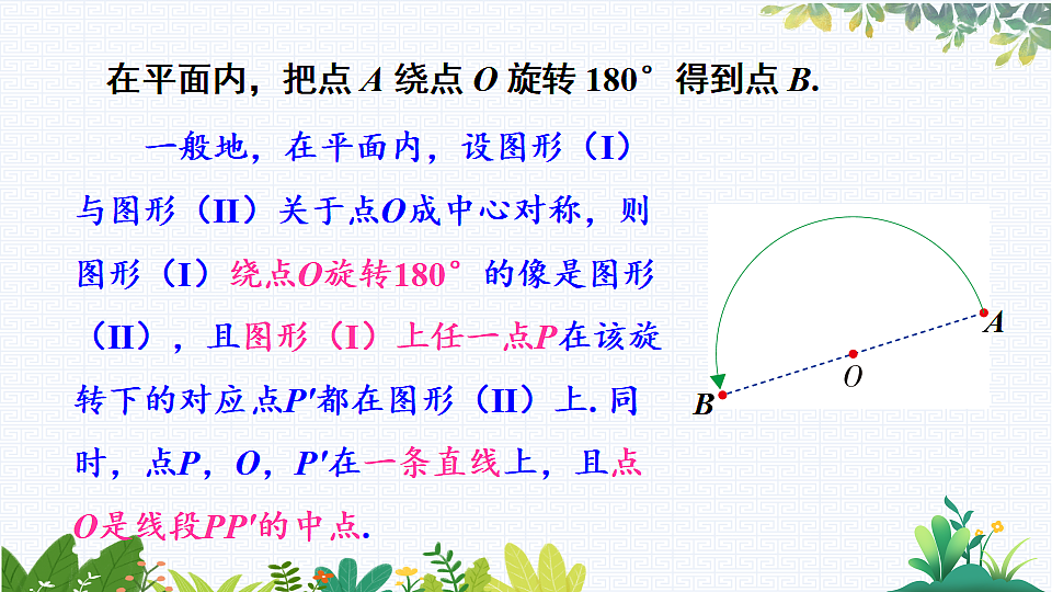 1.3 中心对称和中心对称图形第6页