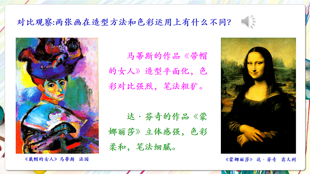人美版美术五下第二课 20世纪的艺术大师——马蒂斯 课件第8页