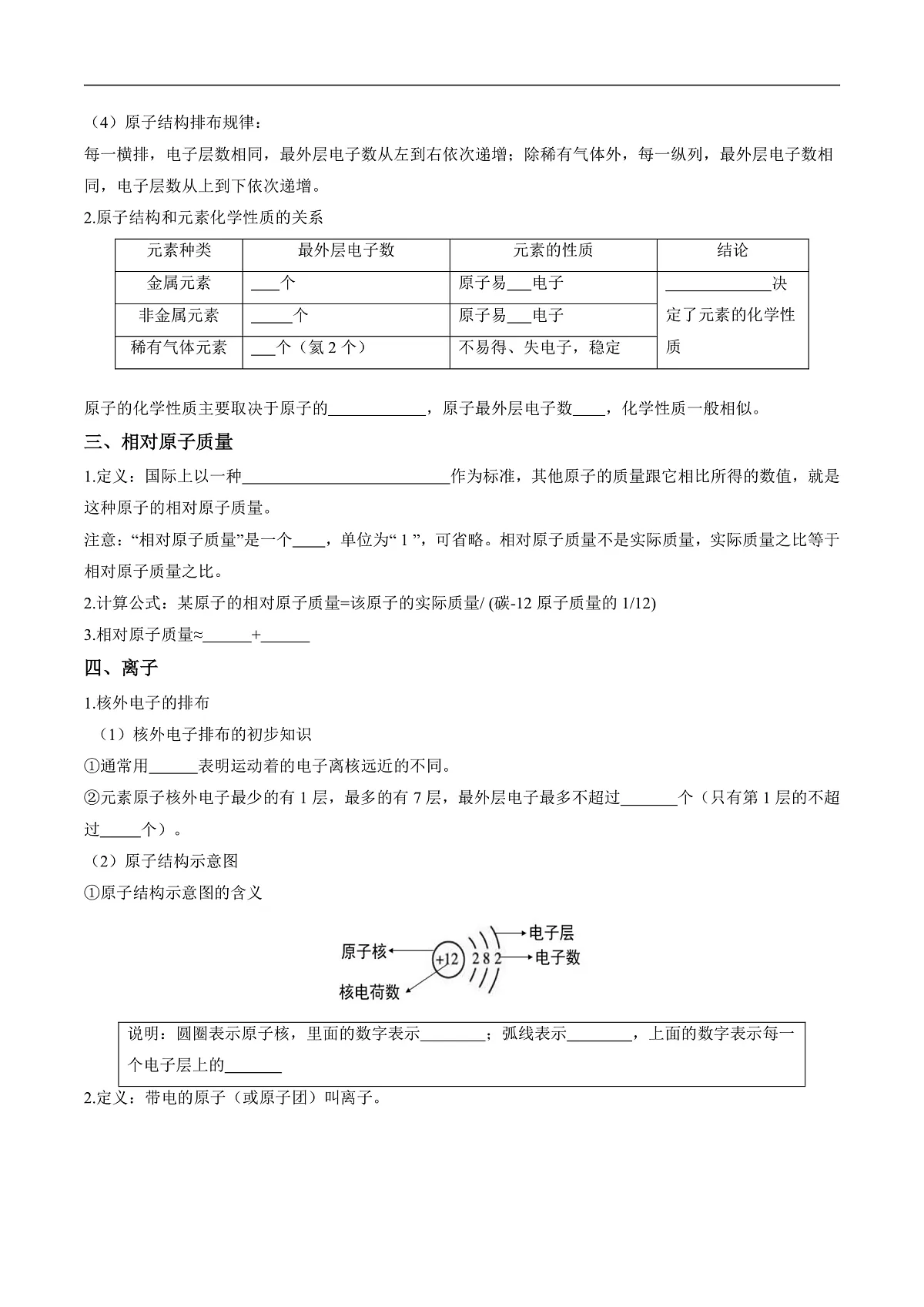 第二单元 认识物质的构成【知识清单】(原卷版)第3页