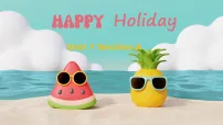 初中英语人教版(2024)八年级上册(2024)Unit 1 Happy Holiday Section A课堂教学ppt课件
