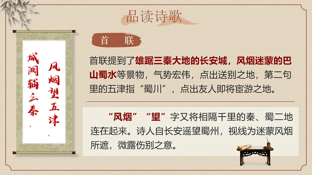 第三单元课外古诗诵读《送杜少府之任蜀州》《望洞庭湖赠张丞相》课件第7页
