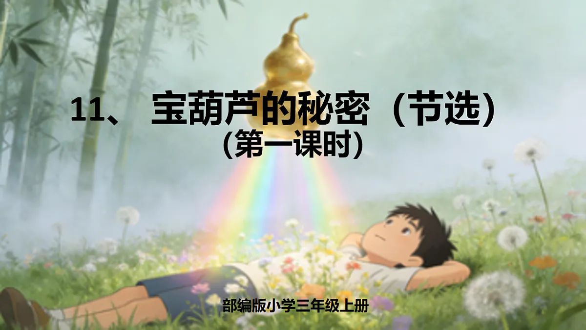 部编版三年级上册《宝葫芦的秘密(节选)》课件(2课时)第1页