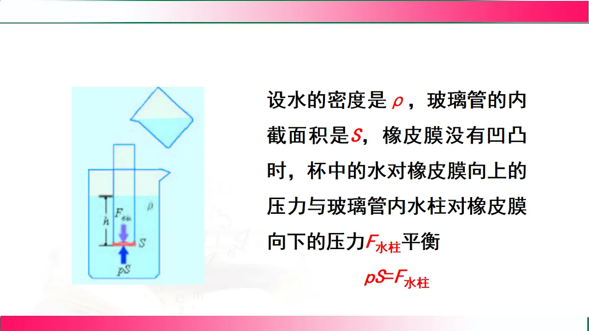 9.2液体压强(第二节) ---2024-2025学年2024教科版物理八年级下册教学同步课件第8页