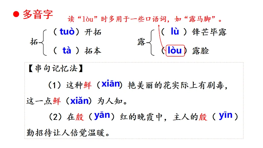 七下语文第一单元动态复习课件第5页