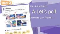 小学英语人教版PEP（2024）四年级上册（2024）Unit 2 My friendsPart A课堂教学课件ppt