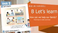 小学英语人教版PEP（2024）四年级上册（2024）Part B说课课件ppt
