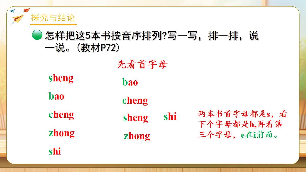 【任务型备课】数学北师大版三年级下册-数学好玩:图书排序(课件)第8页