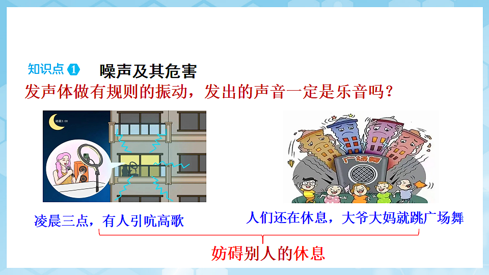 沪科版物理八年级全册第二章第四节《噪声控制与健康生活》 教学课件第5页