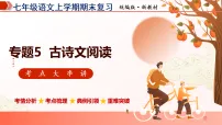 专题05 古诗文阅读（期末复习课件）七年级语文（人教版）上学期新教材统编版课件（含讲义）