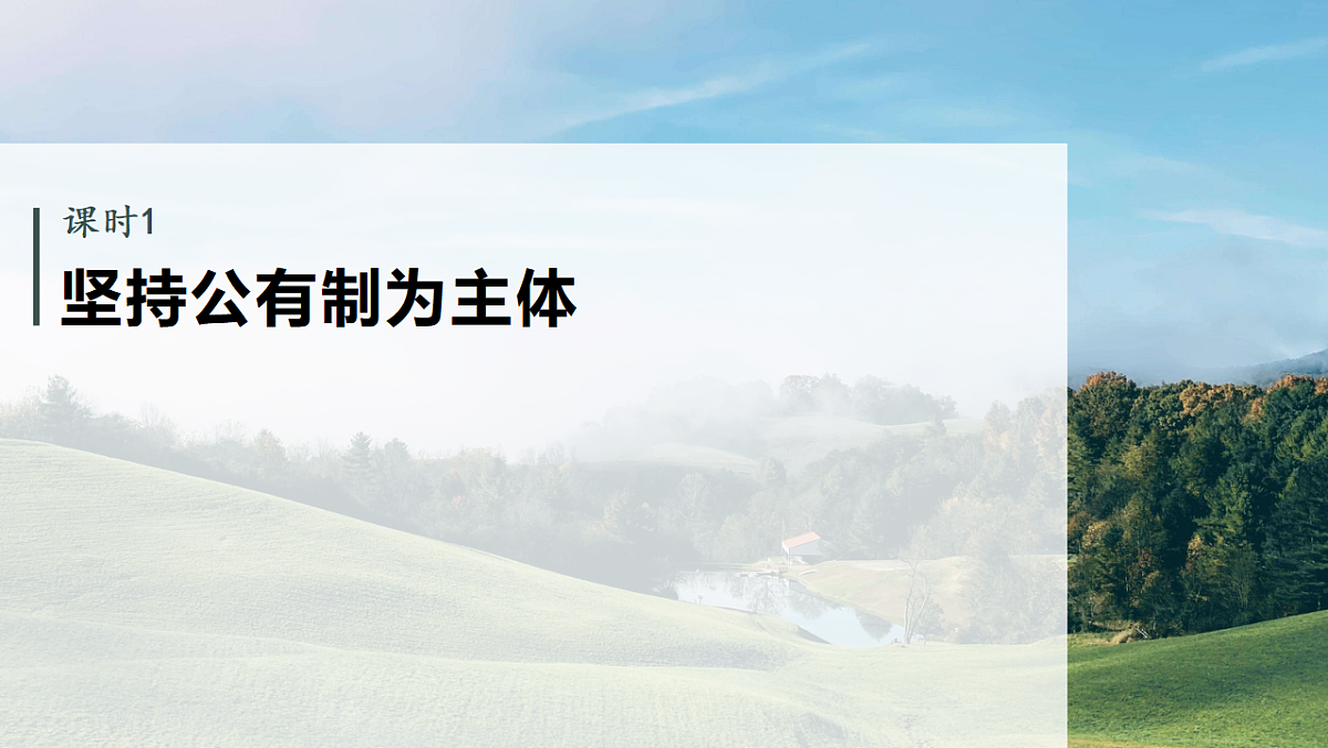 高考政治一轮复习课件-坚持公有制为主体第5页
