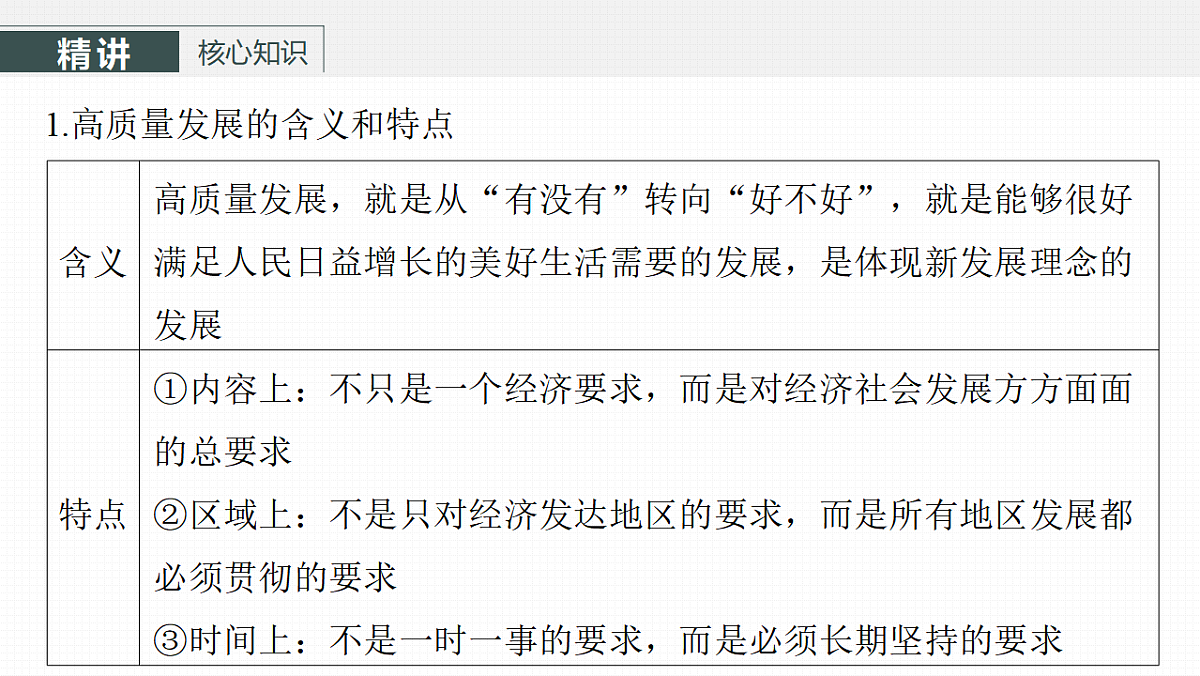 高考政治一轮复习课件-推动高质量发展第2页