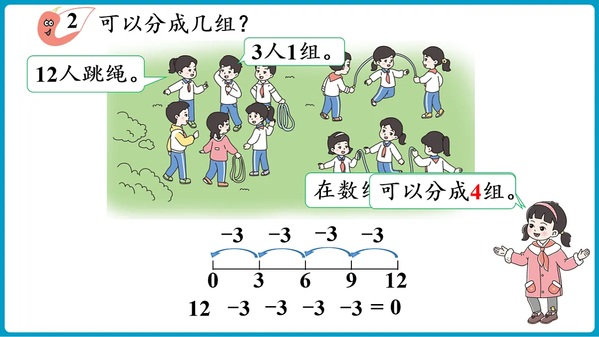 西师大版(2024)数学二年级下册 2.3 除法的初步认识(1)(课件)第8页
