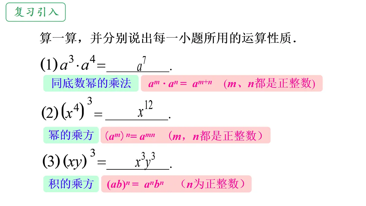 初中 数学 人教版(2024) 八年级上册18.4 整数指数幂 课件第2页