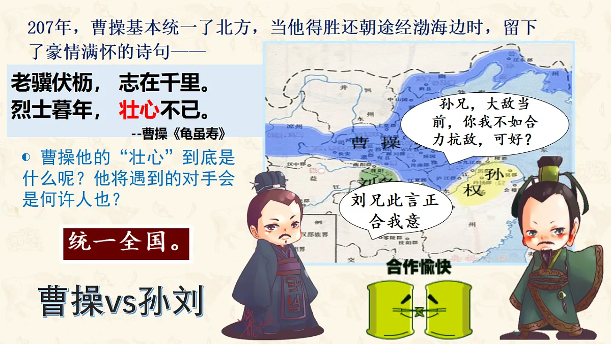 人教版初中历史七年级上册(2024)第16课 三国鼎立 课件第7页