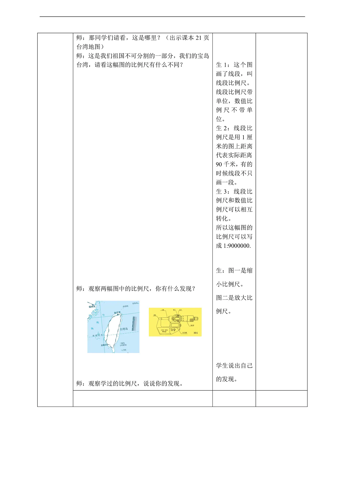【任务型备课】北师大版数学六年级下册-2.3 比例尺(教学设计)第3页