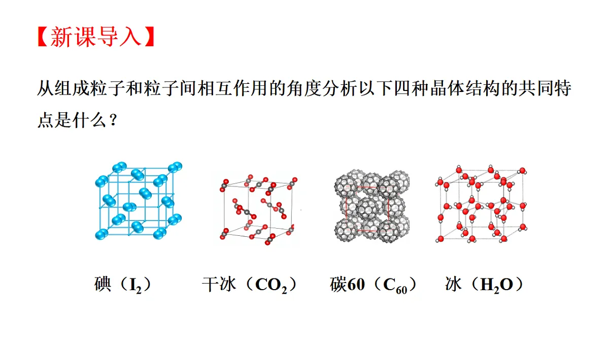 2025-2026年高二化学人教版(2019)选择性必修2 课件 第三章 第二节分子晶体与共价晶体第一课时第2页