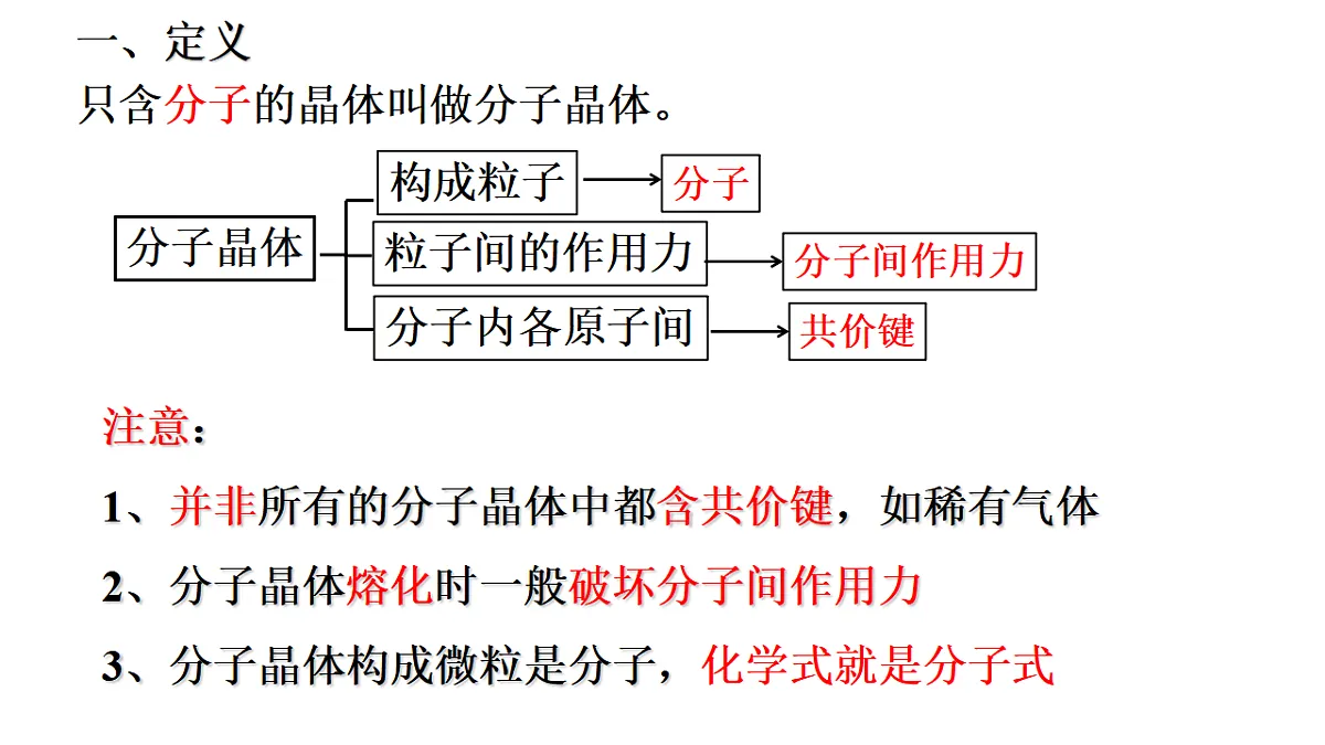 2025-2026年高二化学人教版(2019)选择性必修2 课件 第三章 第二节分子晶体与共价晶体第一课时第3页