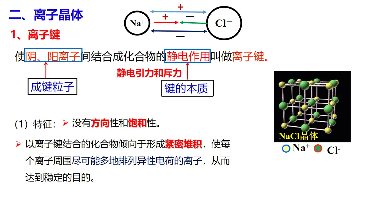 2025-2026年高二化学人教版(2019)选择性必修2 课件 第三章 第三节金属晶体和离子晶体第二课时第4页