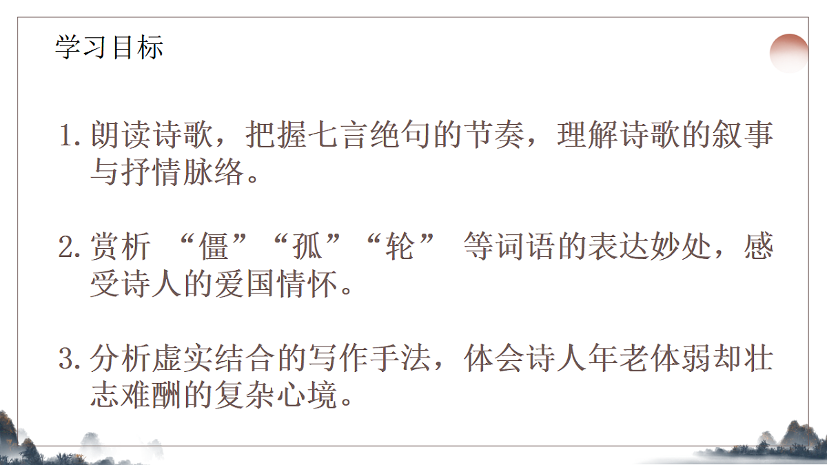 第六单元课外古诗诵读之《十一月四日风雨大作》课件统编版语文七年级上册第2页