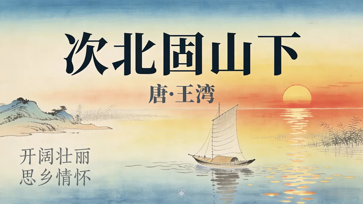 部编版语文七年级上册第4课《古代诗歌四首:次北固山下》课件第1页