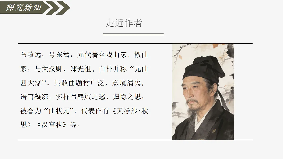 部编版语文七年级上册第4课《古代诗歌四首:天净沙秋思》课件第3页