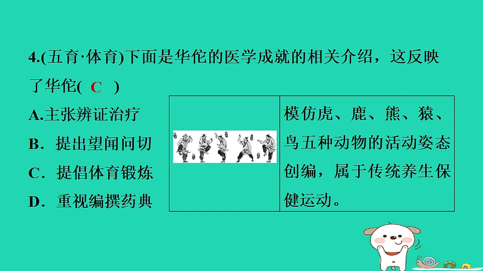 2025七年级历史上册第三单元第十五课秦汉时期的科技与文化习题课件新人教版(含答案)第5页