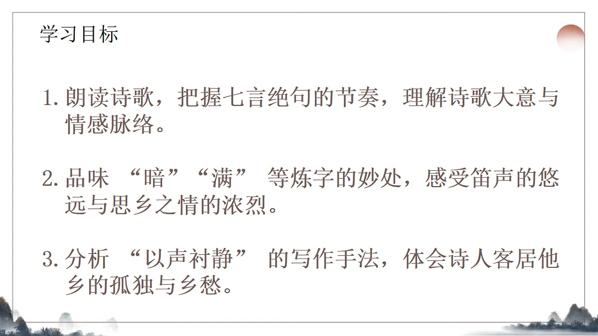 第三单元《课外古诗诵读之春夜洛城闻笛》课件2025-2026学年统编版语文七年级下册第2页