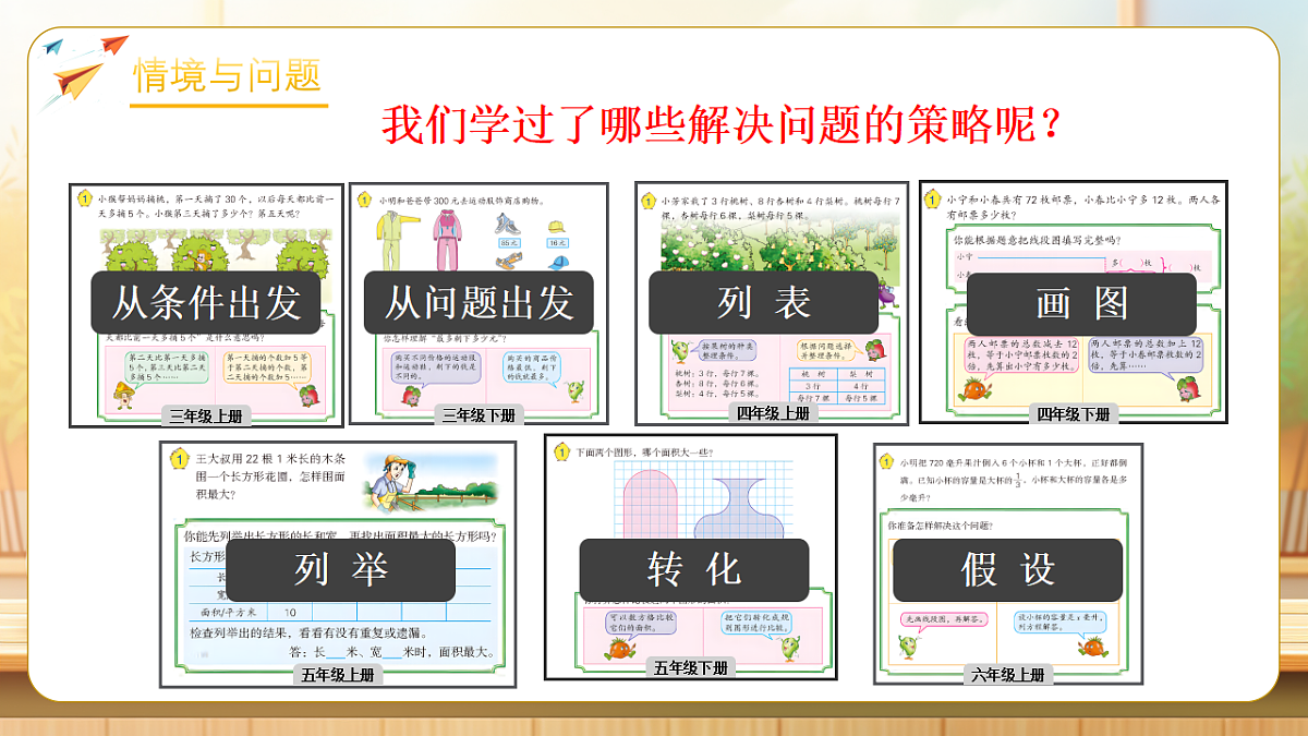 【任务型备课】苏教版六年级下册-3.1 解决问题的策略(一)(课件)第4页