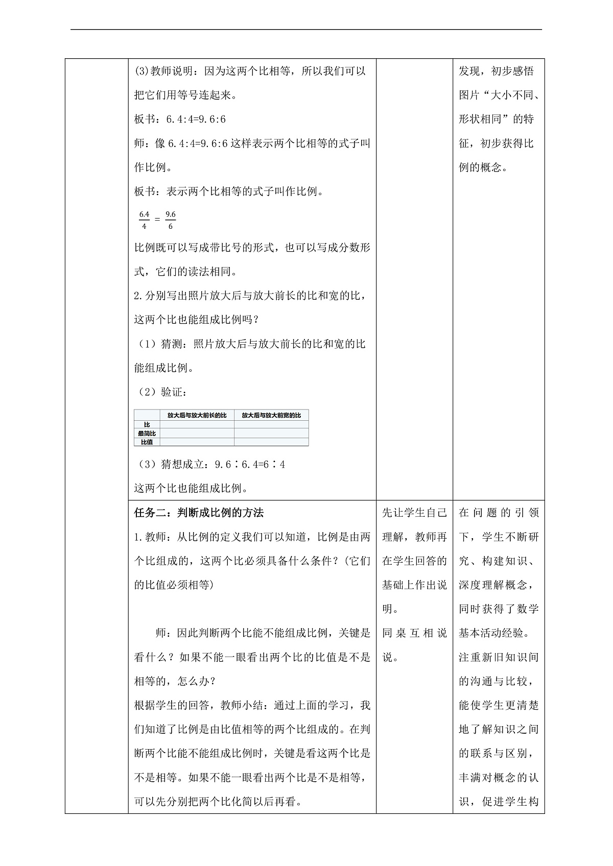 【任务型备课】苏教版六年级下册-4.2 比例的意义(教学设计)第2页