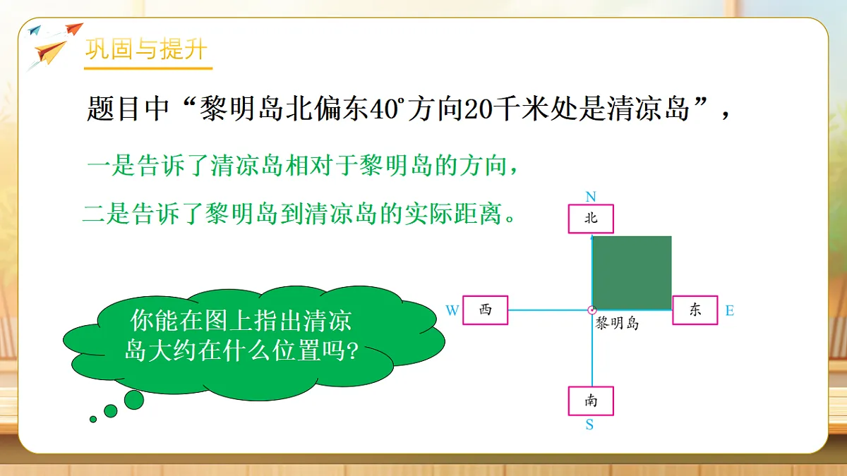 【任务型备课】苏教版六年级下册-5.2 在平面图上表示物体的位置(课件)第8页