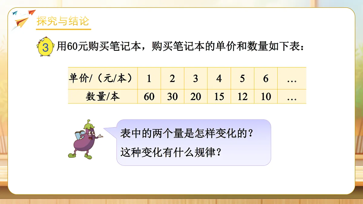 【任务型备课】苏教版六年级下册-6.3 反比例的意义(课件)第7页