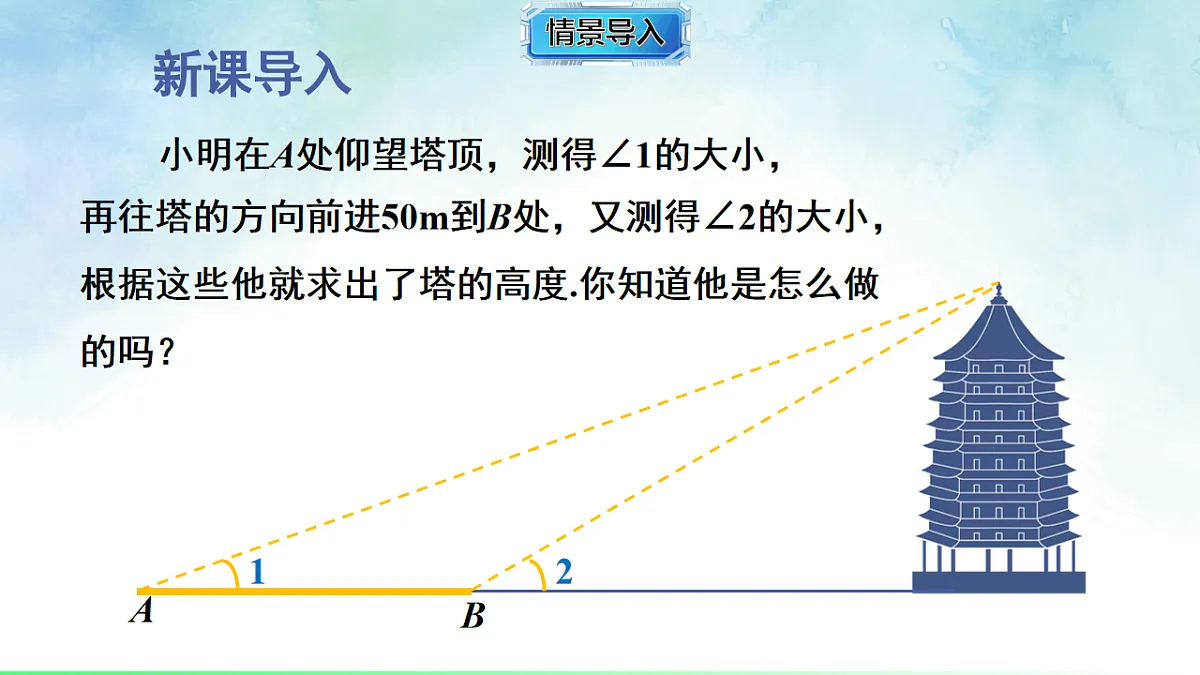 1.1.1 正切-课件-数学北师大版(2024)九年级下册第2页