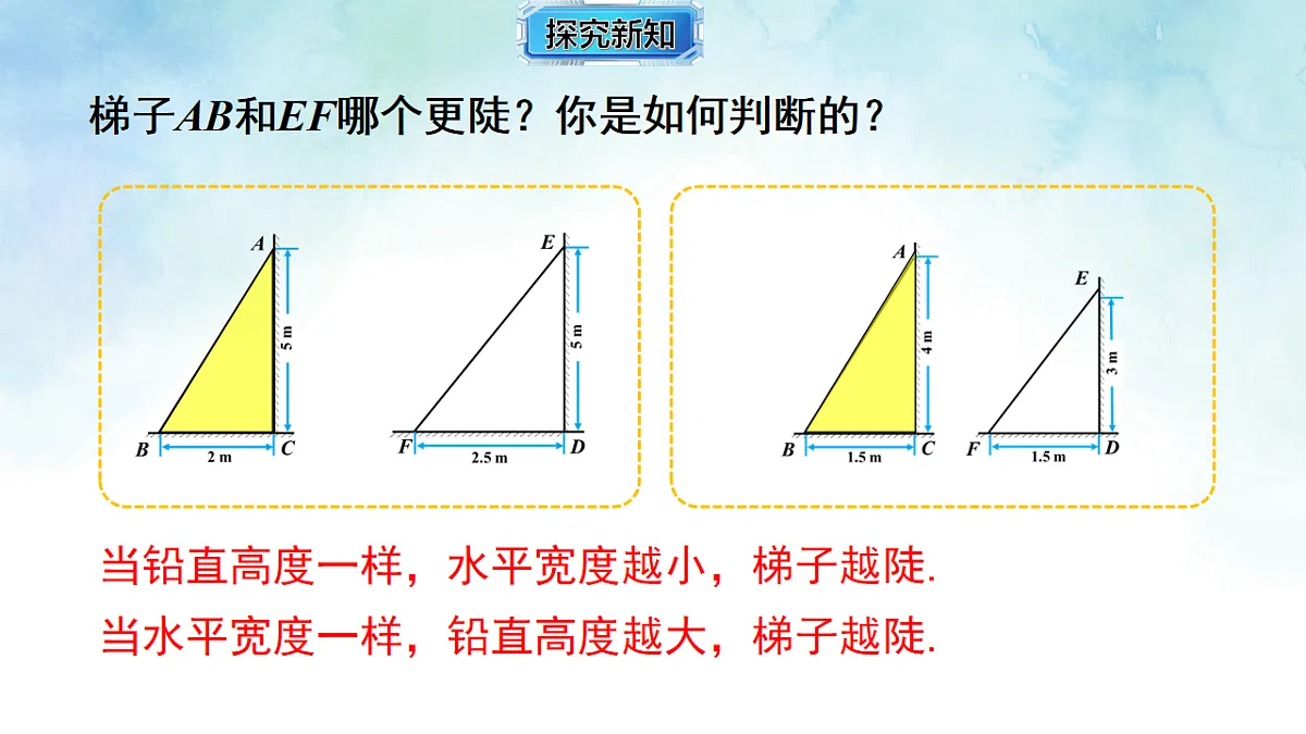 1.1.1 正切-课件-数学北师大版(2024)九年级下册第7页