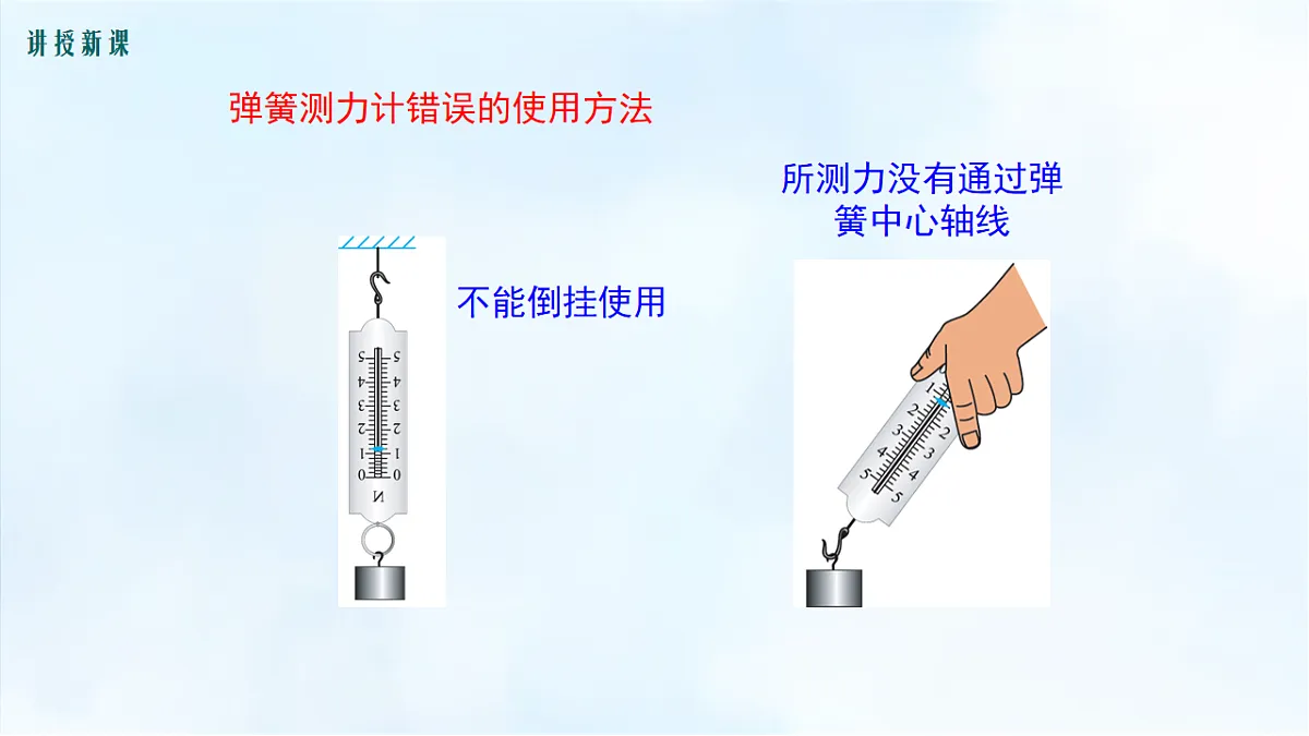 沪粤版八年级物理下册教学课件《6.2 弹力 力的测量和表示》第8页