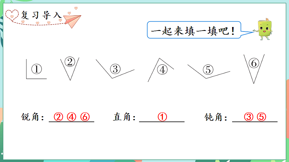26春苏教版三年级下册数学第一单元 第四课时 角的分类 课件第2页