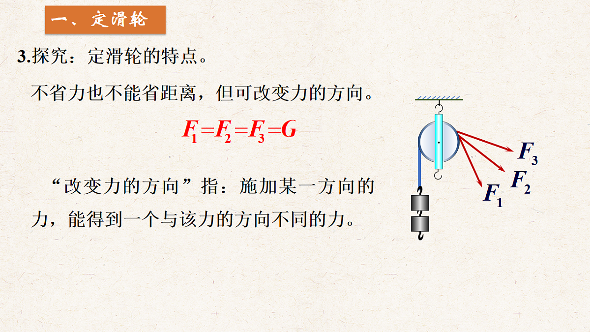 沪科版八年级物理全册教学课件《11.2 滑轮及其应用》第5页